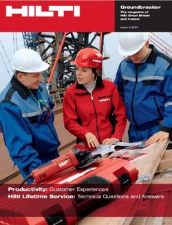 Productivity: Customer Experiences Hilti Lifetime Service: Technical Questions and Answers - Groundbreaker