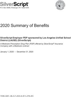 2020 Summary of Benefits - lausd