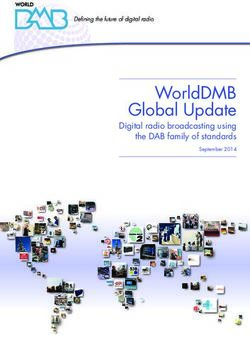 WORLDDMB GLOBAL UPDATE - DIGITAL RADIO BROADCASTING USING THE DAB FAMILY OF STANDARDS - WORLDDAB