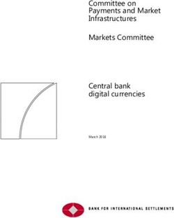 Committee on Payments and Market Infrastructures Markets Committee Central bank digital currencies - Bank for International Settlements