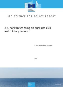 JRC horizon scanning on dual-use civil and military research