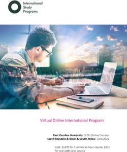 Virtual Online International Program - Cost: $1670 for 3 semester-hour course. $631 for one additional course - College of Business | ECU