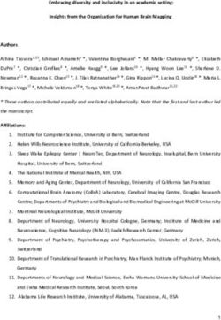 EMBRACING DIVERSITY AND INCLUSIVITY IN AN ACADEMIC SETTING: INSIGHTS FROM THE ORGANIZATION FOR HUMAN BRAIN MAPPING - PSYARXIV