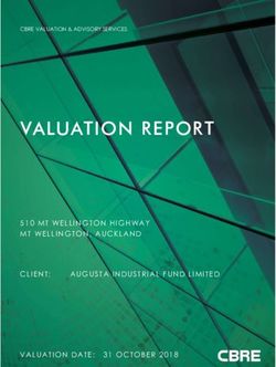 VALUATION REPORT 510MT WELLINGTONHIGHWAY M T WELLI NGTON, A UCKLA ND CLI EN T: AUGUSTA INDUSTRIAL FUNDLIMITED - Sorted Smart Investor