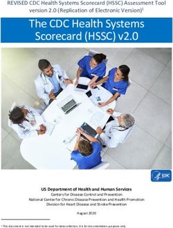 The CDC Health Systems Scorecard (HSSC) v2.0