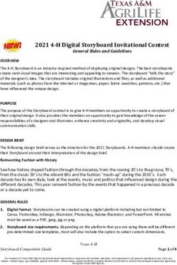 2021 4-H Digital Storyboard Invitational Contest