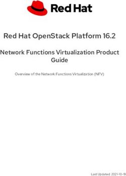 Red Hat OpenStack Platform 16.2 - Network Functions Virtualization Product Guide Overview of the Network Functions Virtualization (NFV)