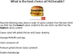 WHAT IS THE BEST CHOICE AT MCDONALDS?