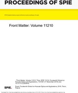 PROCEEDINGS OF SPIE Front Matter: Volume 11210