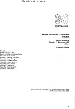 CITY OF MELBOURNE Future Melbourne Committee Minutes