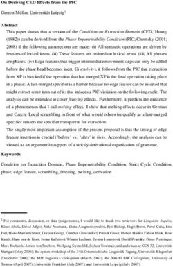 On Deriving CED Effects from the PIC