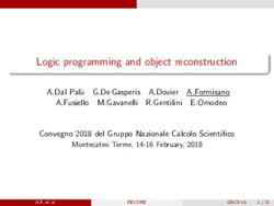 Logic programming and object reconstruction - Istituto Nazionale di ...