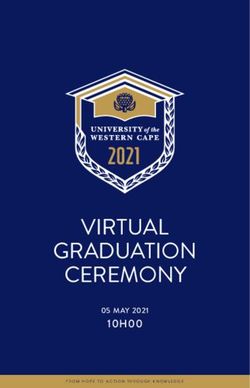 VIRTUAL GRADUATION CEREMONY 2021 - 10H00 - UWC