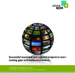 Successful municipal and regional projects in over-coming gaps in broadband provision - ministry of economics and technology - atene KOM