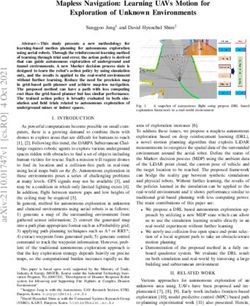 Mapless Navigation: Learning UAVs Motion for Exploration of Unknown Environments