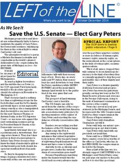 Save the U.S. Senate - Elect Gary Peters
