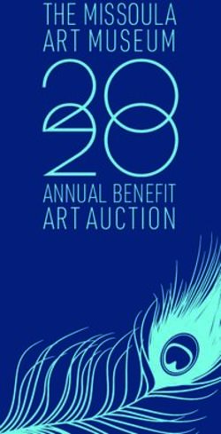 THE MISSOULA ART MUSEUM - ART AUCTION ANNUAL BENEFIT