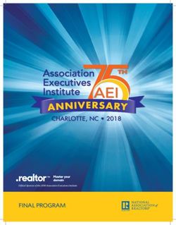 FINAL PROGRAM - National Association of Realtors