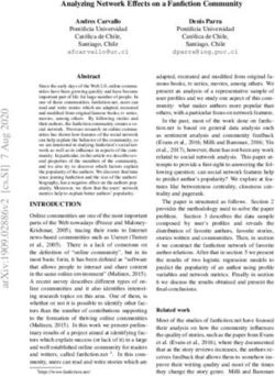 Analyzing Network Effects on a Fanfiction Community