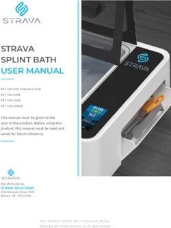 STRAVA SPLINT BATH USER MANUAL - Allard International