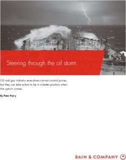 Steering through the oil storm - Oil and gas industry executives cannot control prices, but they can take action to be in a better position when ...