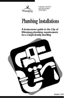Plumbing Installations - A homeowner guide to the City of Winnipeg plumbing requirements for a single-family dwelling