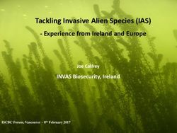 Tackling Invasive Alien Species (IAS) - Experience from Ireland and Europe INVAS Biosecurity, Ireland