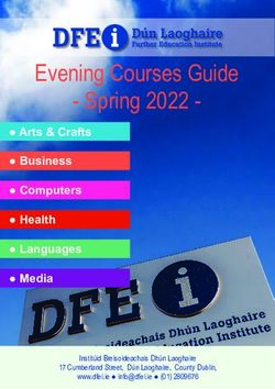 Evening Courses Guide - Spring 2022 - Arts & Crafts Business Computers Health Languages Media - Dun Laoghaire ...