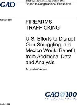 FIREARMS TRAFFICKING U.S. Efforts to Disrupt Gun Smuggling into Mexico Would Benefit from Additional Data and Analysis - Report to Congressional ...