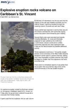 Explosive eruption rocks volcano on Caribbean's St. Vincent - Phys.org