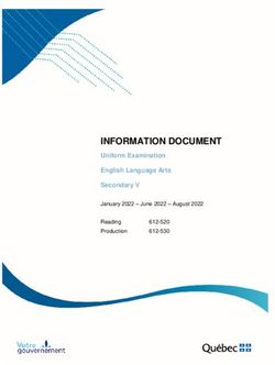 INFORMATION DOCUMENT Uniform Examination English Language Arts Secondary V - January 2022 - June 2022 - August 2022 - English Language Arts ...