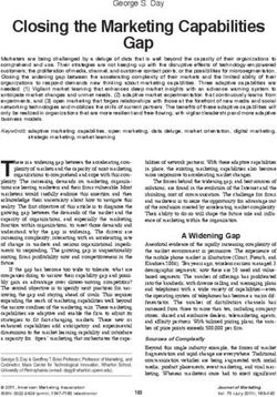 Closing the Marketing Capabilities Gap - George S. Day