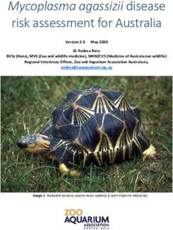 Mycoplasma agassizii disease risk assessment for Australia - Zoo and Aquarium Association