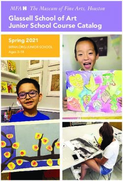 Glassell School of Art Junior School Course Catalog - μ The Museum of Fine Arts, Houston - The ...