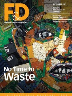 Waste No Time to - SEPTEMBER 2021 - International Monetary Fund