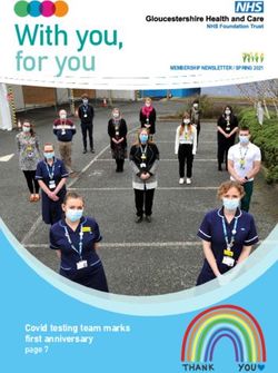 With you, for you - Covid testing team marks first anniversary - the Gloucestershire Health and Care NHS ...