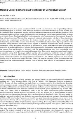 Making Use of Scenarios: A Field Study of Conceptual Design