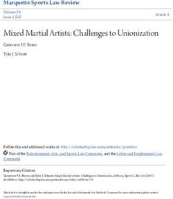 Mixed Martial Artists: Challenges to Unionization - Core