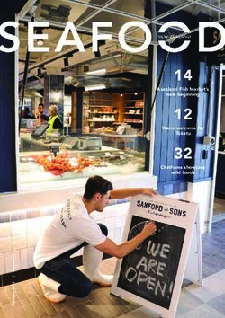 14 12 32 Auckland Fish Market's new beginning Warm welcome for - Tokatu - February 2019 Monday 4 February 2019