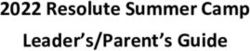 2022 Resolute Summer Camp Leader's/Parent's Guide