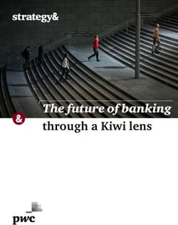 THE FUTURE OF BANKING THROUGH A KIWI LENS - PWC