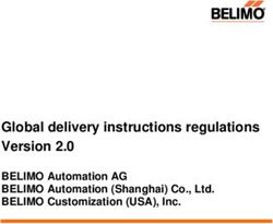 Global delivery instructions regulations Version 2.0 - BELIMO Automation AG BELIMO Automation (Shanghai) Co., Ltd. BELIMO Customization (USA), Inc.