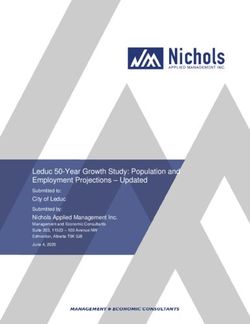 Leduc 50-Year Growth Study: Population and Employment Projections - Updated - City of Leduc Nichols Applied Management Inc.