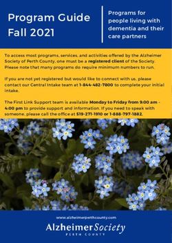 Program Guide Fall 2021 - Alzheimer Society of Canada