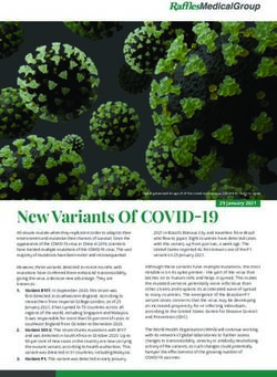 New Variants Of COVID-19 - Raffles Medical Group