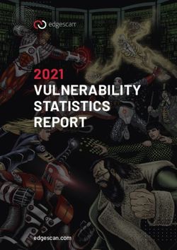 VULNERABILITY STATISTICS REPORT 2021 - edgescan.com