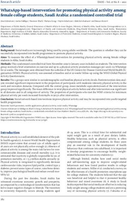 WhatsApp-based intervention for promoting physical activity among female college students, Saudi Arabia: a randomized controlled trial
