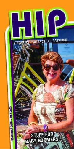 STUFF FOR BABY BOOMERS! - HOBBIES INTERESTS PASSIONS - Rotorua Lakes Council