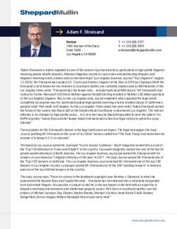 Adam F. Streisand - Sheppard Mullin