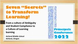 2022 Principals Conference - Seven "Secrets" to Transform Learning!
